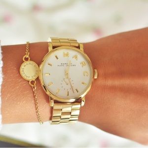 EUC Marc Jacobs Women’s 36mm Baker Gold-Toned Watch